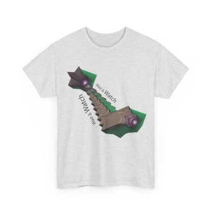 Unisex Heavy Cotton Tee - 'Watch Your Step' Graphic Tee for Casual Style - Image 7