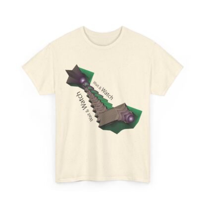 Unisex Heavy Cotton Tee - 'Watch Your Step' Graphic Tee for Casual Style - Image 11