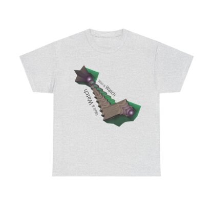 Unisex Heavy Cotton Tee - 'Watch Your Step' Graphic Tee for Casual Style - Image 5