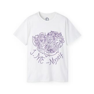 Purple Self-Expression Tee, Unisex Cotton Shirt, Artistic T-shirt, Positive Affirmation Apparel, Unique Gift Idea, Casual Wear