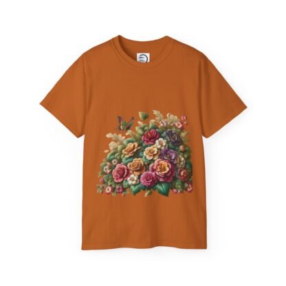 Vintage Floral Butterfly Tee, Garden Themed T-Shirt, Unisex Cotton Shirt, Nature Lover Gift, Summer Wardrobe Essential - Image 5