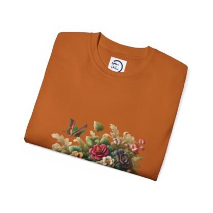 Vintage Floral Butterfly Tee, Garden Themed T-Shirt, Unisex Cotton Shirt, Nature Lover Gift, Summer Wardrobe Essential - Image 8