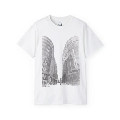 Urban Photography Unisex Tee, Graphic Tee, Street Style Shirt, Cool Casual Wear, Gift for City Lovers, Modern Art Clothing
