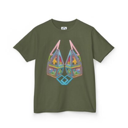 Colorful Geometric Kids Tee, Kids Graphic T-Shirt, Playful Cotton Shirt for Boys & Girls, Unique Gift for Birthdays, Fun Everyday Wear - Image 15