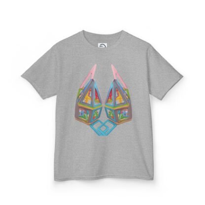 Colorful Geometric Kids Tee, Kids Graphic T-Shirt, Playful Cotton Shirt for Boys & Girls, Unique Gift for Birthdays, Fun Everyday Wear - Image 7