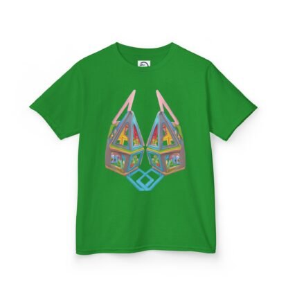 Colorful Geometric Kids Tee, Kids Graphic T-Shirt, Playful Cotton Shirt for Boys & Girls, Unique Gift for Birthdays, Fun Everyday Wear - Image 19