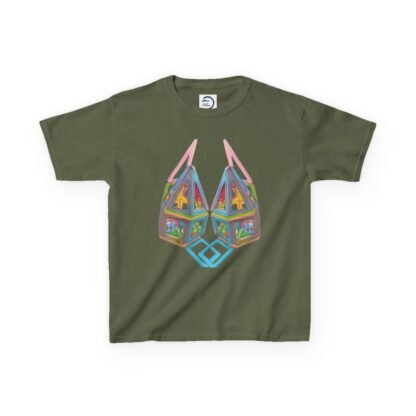 Colorful Geometric Kids Tee, Kids Graphic T-Shirt, Playful Cotton Shirt for Boys & Girls, Unique Gift for Birthdays, Fun Everyday Wear - Image 13