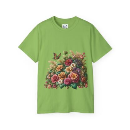Vintage Floral Butterfly Tee, Garden Themed T-Shirt, Unisex Cotton Shirt, Nature Lover Gift, Summer Wardrobe Essential - Image 9
