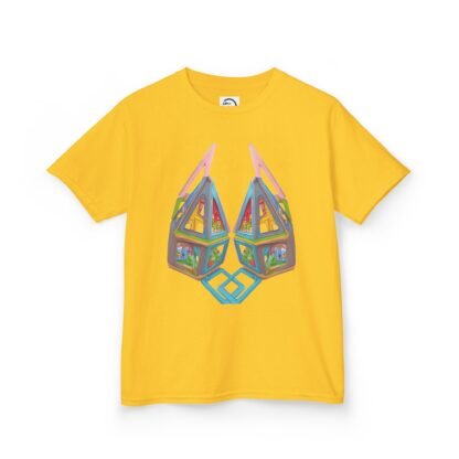 Colorful Geometric Kids Tee, Kids Graphic T-Shirt, Playful Cotton Shirt for Boys & Girls, Unique Gift for Birthdays, Fun Everyday Wear - Image 11