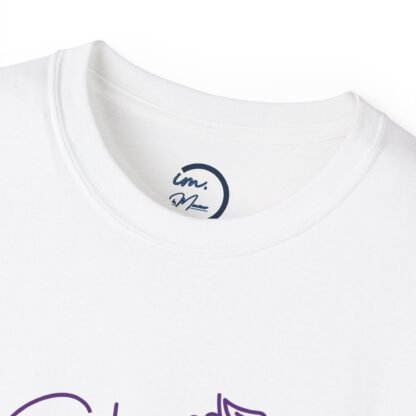 Purple Self-Expression Tee, Unisex Cotton Shirt, Artistic T-shirt, Positive Affirmation Apparel, Unique Gift Idea, Casual Wear - Image 3