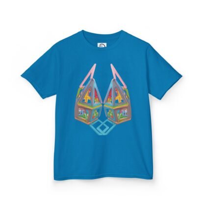 Colorful Geometric Kids Tee, Kids Graphic T-Shirt, Playful Cotton Shirt for Boys & Girls, Unique Gift for Birthdays, Fun Everyday Wear - Image 23
