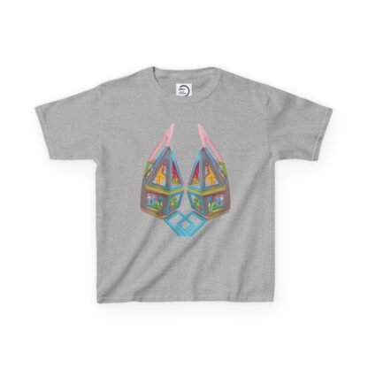 Colorful Geometric Kids Tee, Kids Graphic T-Shirt, Playful Cotton Shirt for Boys & Girls, Unique Gift for Birthdays, Fun Everyday Wear - Image 5